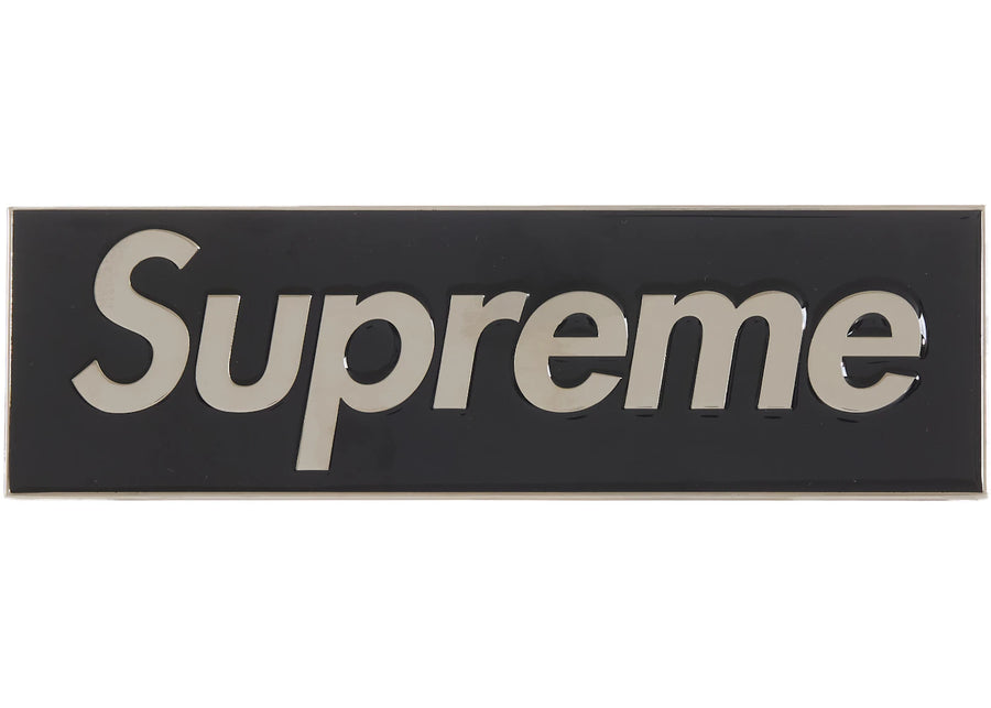 Emblème de voiture Supreme Box Logo noir