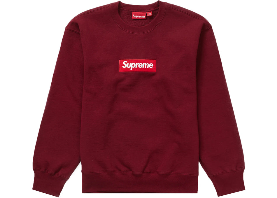 Supreme Box Logo Crewneck (FW22) Cardinal