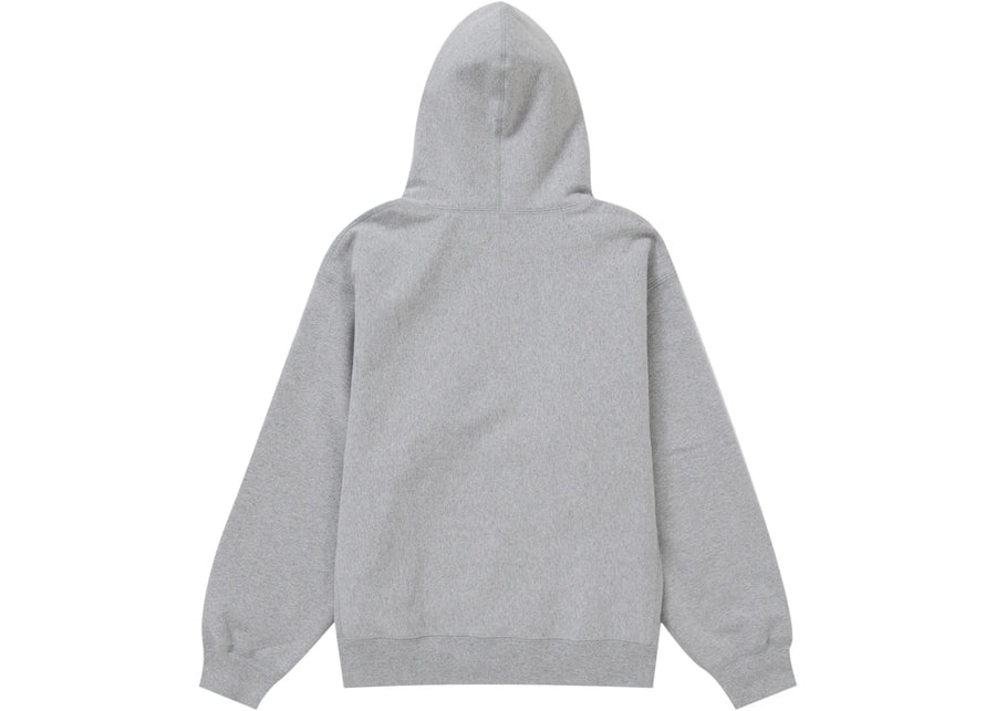 Sweat à capuche Supreme Box Logo (FW24) Gris chiné