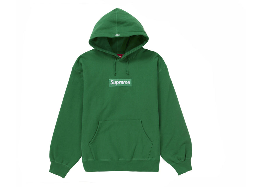 Sweat à capuche Supreme Box Logo (FW24) Vert