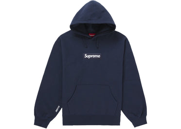 Supreme Box Logo Hooded Sweatshirt (FW25) Navy
