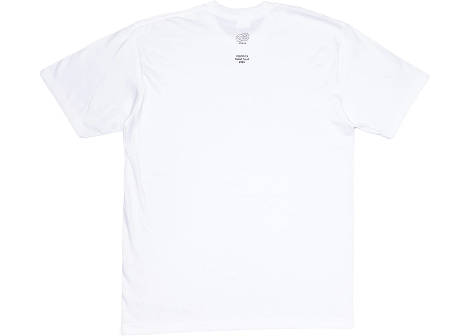 Supreme Takashi Murakami COVID-19 Relief Box Logo Tee White