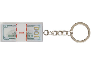 Supreme Cash Paperweight Keychain Clear