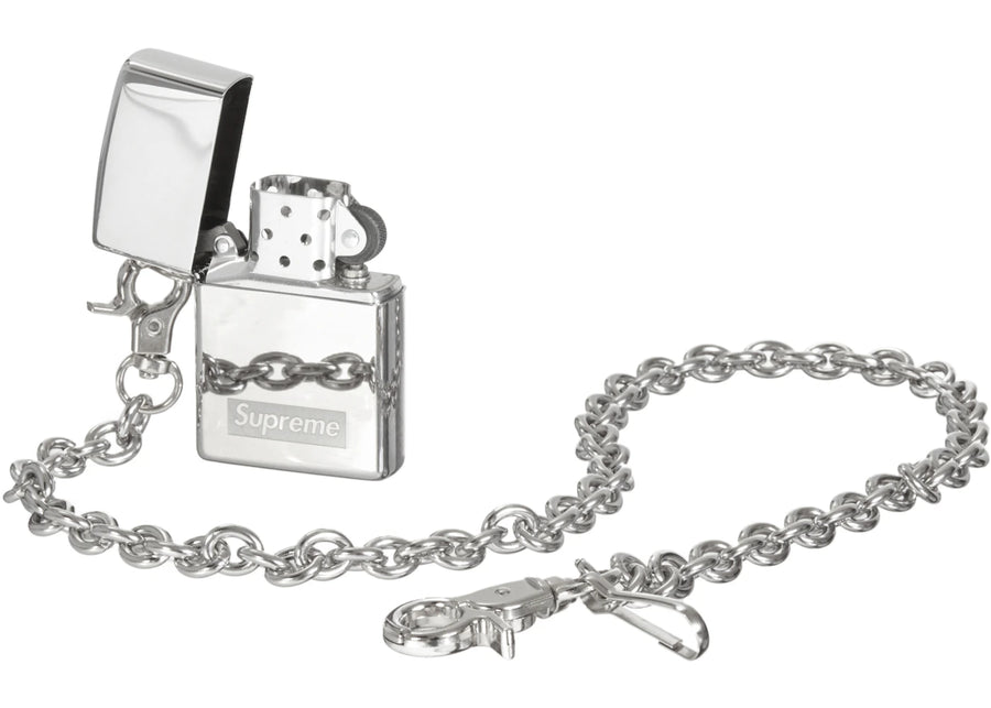 Supreme Chain Zippo Silver