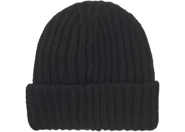 Supreme Classic Logo Chunky Ribbed Beanie (FW24) Black