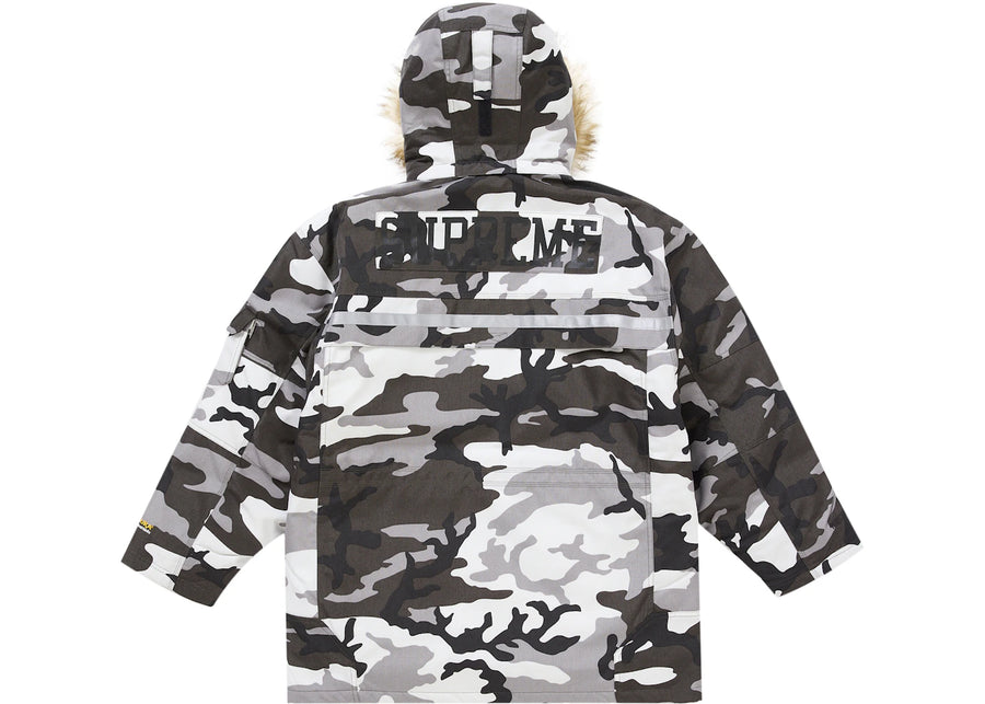 Manteau de plongée Supreme Cordura camouflage neige