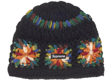 Supreme Crochet Beanie (SS25) Black