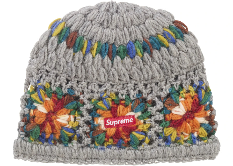 Bonnet Supreme Crochet (SS25) Gris chiné
