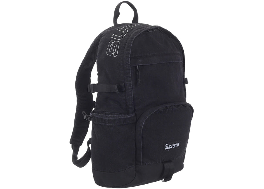 Sac à dos Supreme Denim noir