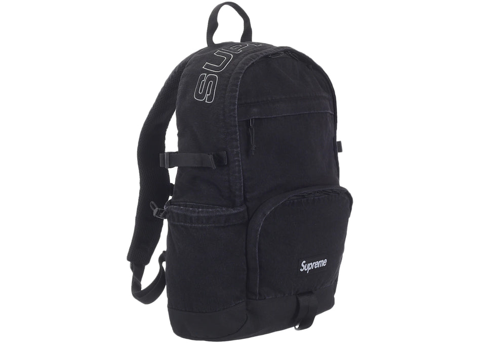 Supreme Denim Backpack Black