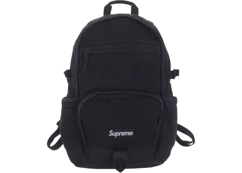 Supreme Denim Backpack Black
