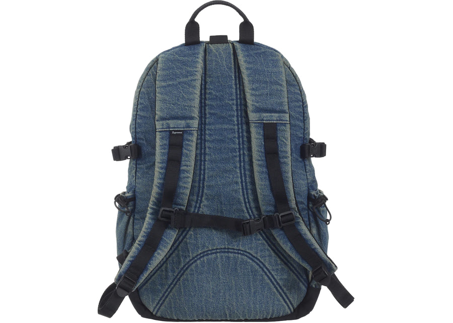Supreme Denim Backpack Washed Indigo