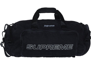 Supreme Denim Duffle Bag Black