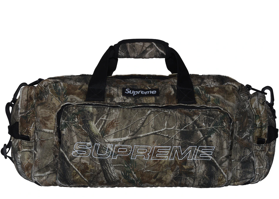 Supreme Denim Duffle Bag Realtree AP Camo
