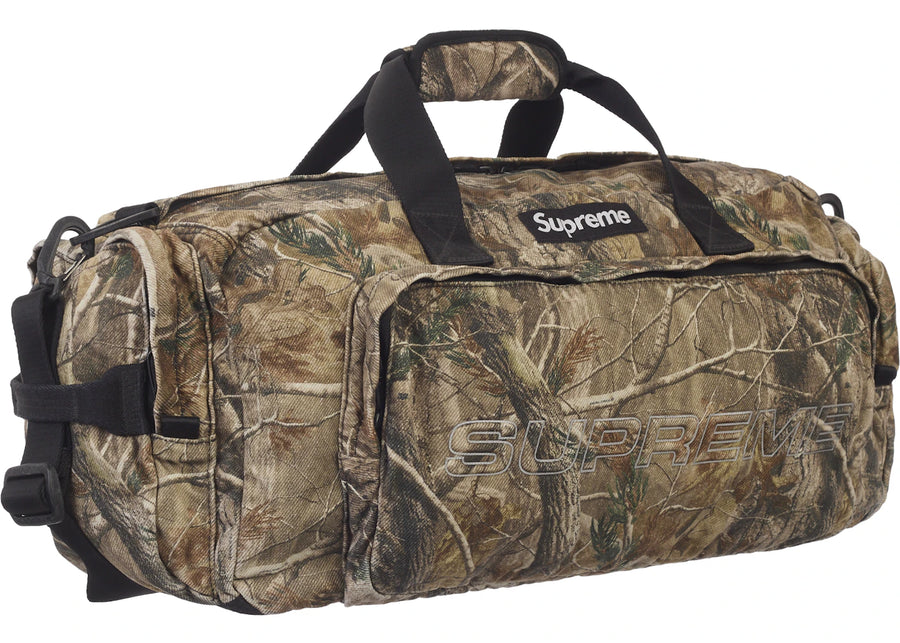 Supreme Denim Duffle Bag Realtree AP Camo