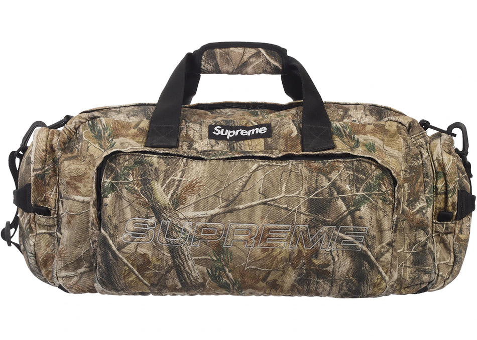 Supreme Denim Duffle Bag Realtree AP Camo