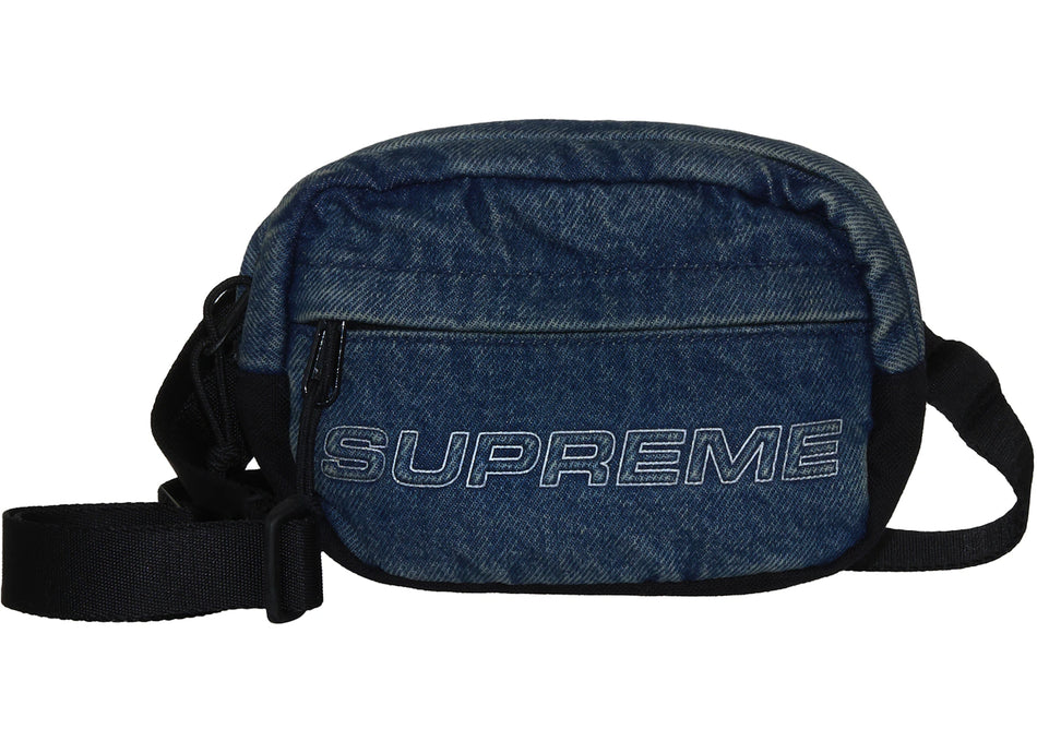 Supreme Denim Mini Shoulder Bag Washed Indigo