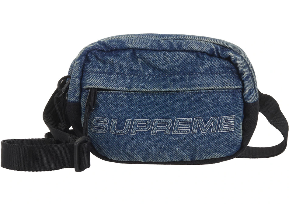 Supreme Denim Mini Shoulder Bag Washed Indigo