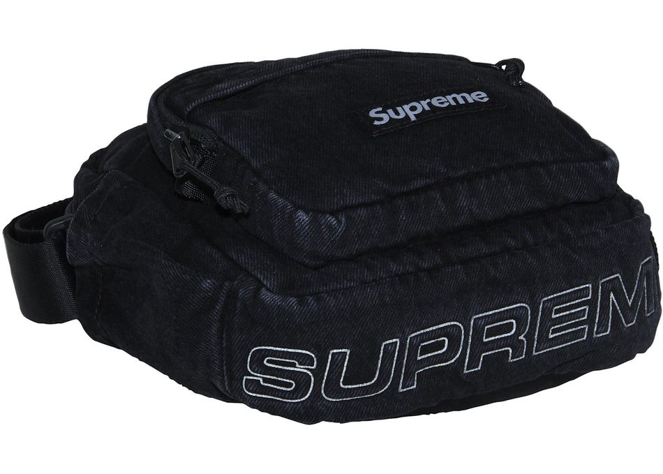 Supreme Denim Shoulder Bag Black