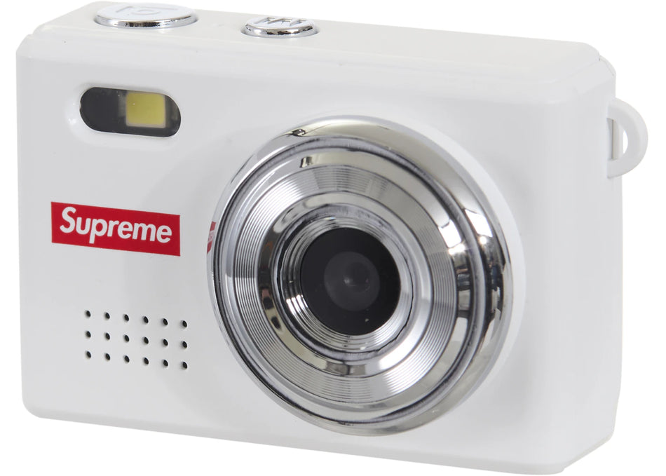 Supreme Digital Camera Keychain White