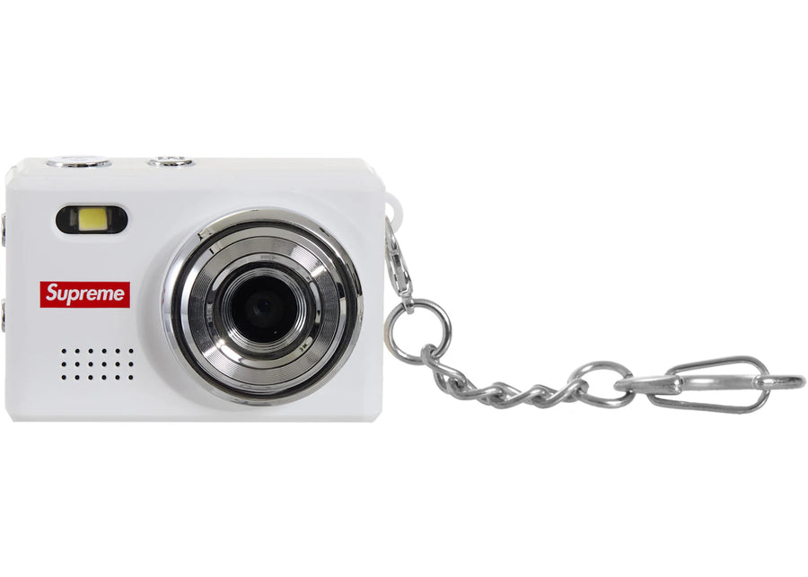Supreme Digital Camera Keychain White