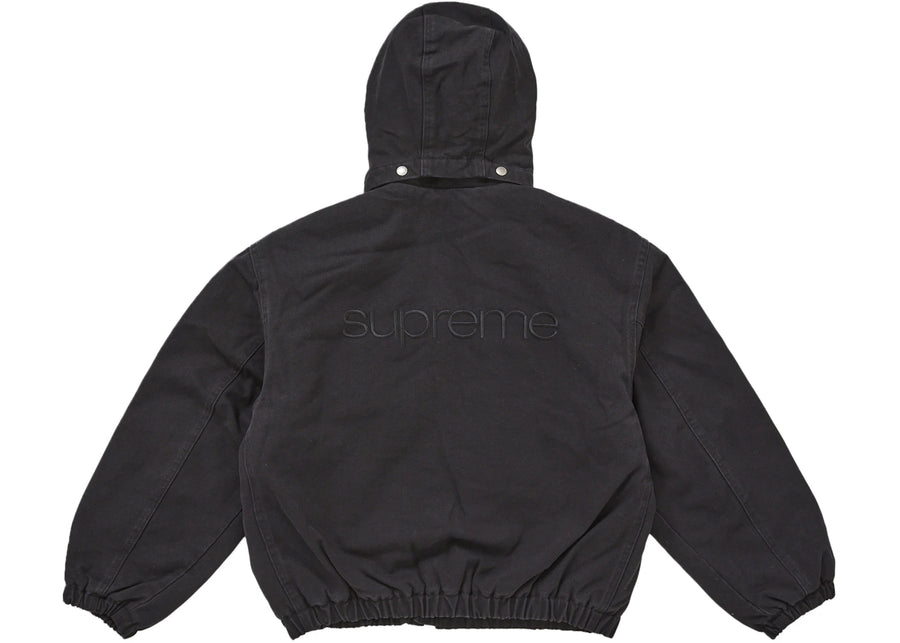 Supreme Faux Sherling Lined Bomber Jacket (FW25) Black