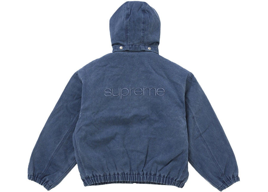 Supreme Faux Sherling Lined Bomber Jacket (FW25) Navy