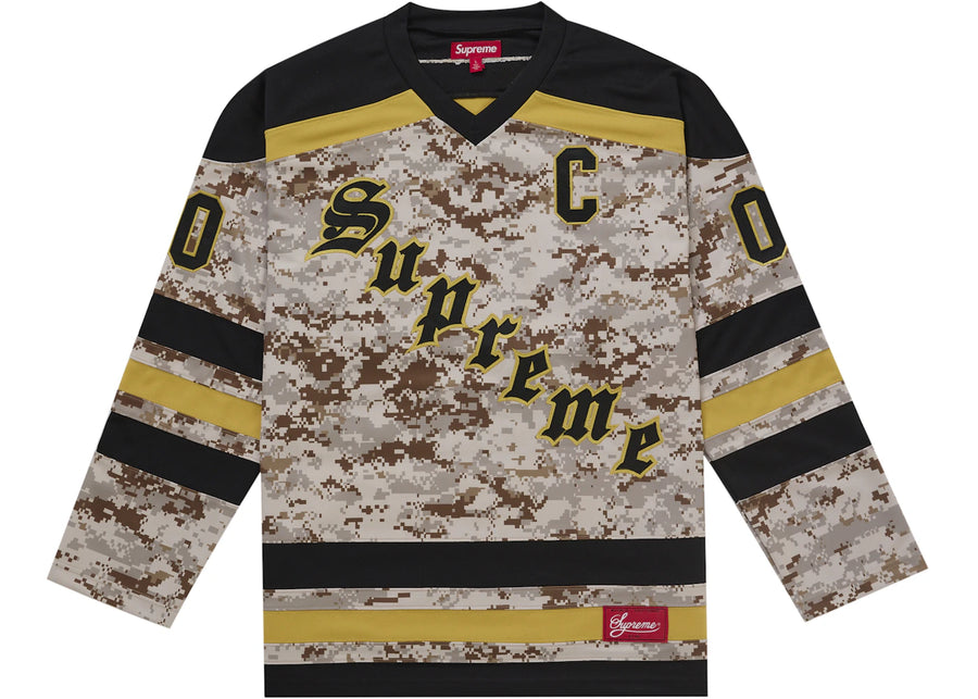 Supreme Fire &amp; Ice Hockey Jersey Digital Camo