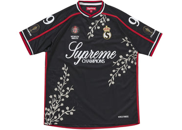 Supreme Floral Soccer Jersey Black