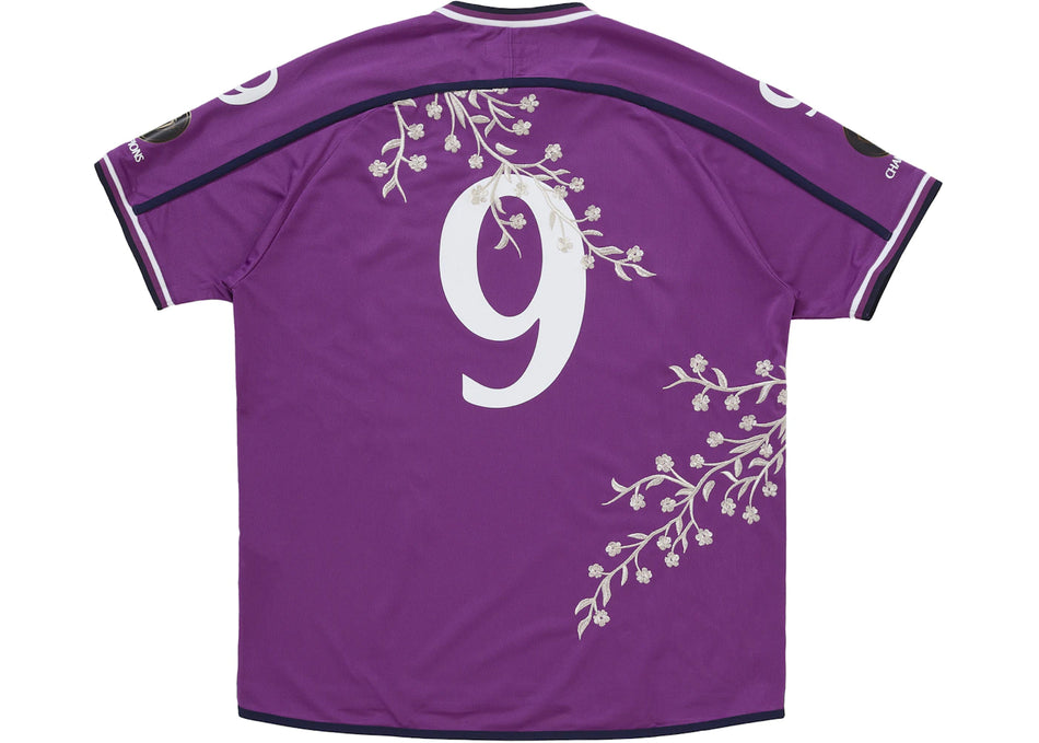 Supreme Floral Soccer Jersey Purple