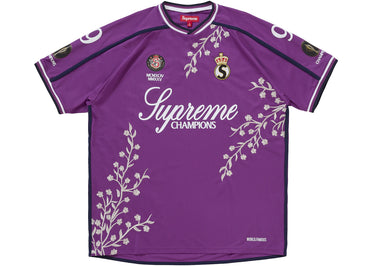 Supreme Floral Soccer Jersey Purple