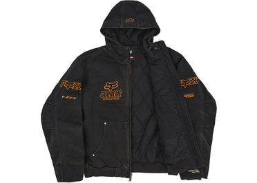Supreme Fox Racing Hooded Work Jacket Black