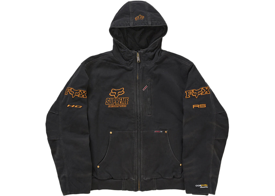 Supreme Fox Racing Hooded Work Jacket Black