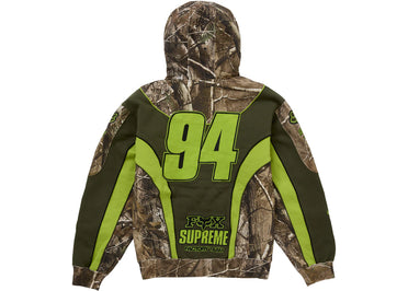 Supreme Fox Racing Zip Up Hooded Sweatshirt Realtree Hardwoods Camo