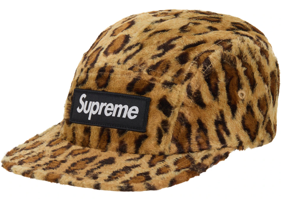 Supreme GOODENOUGH Crushed Rayon Camp Cap Leopard