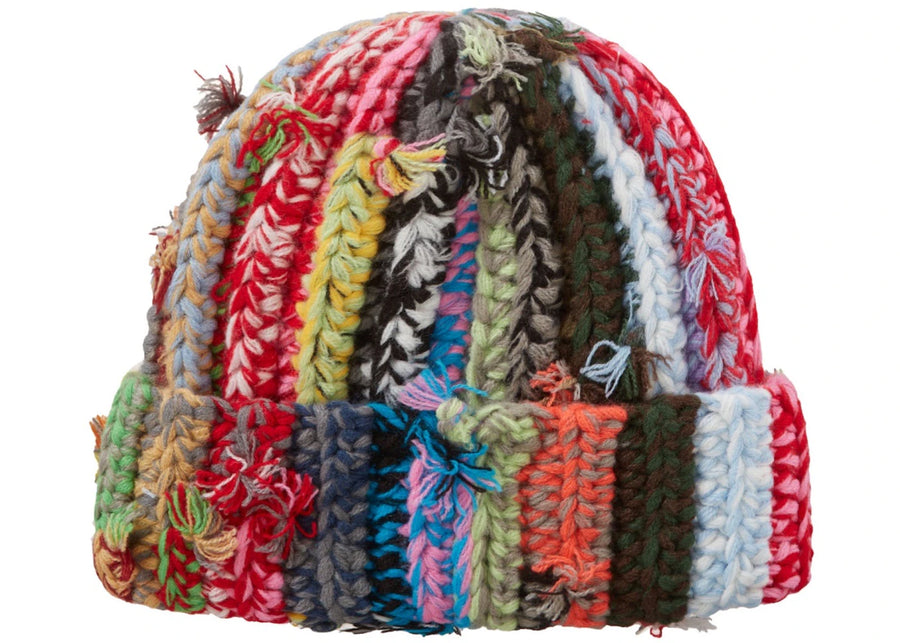 Bonnet Supreme noué à la main multicolore