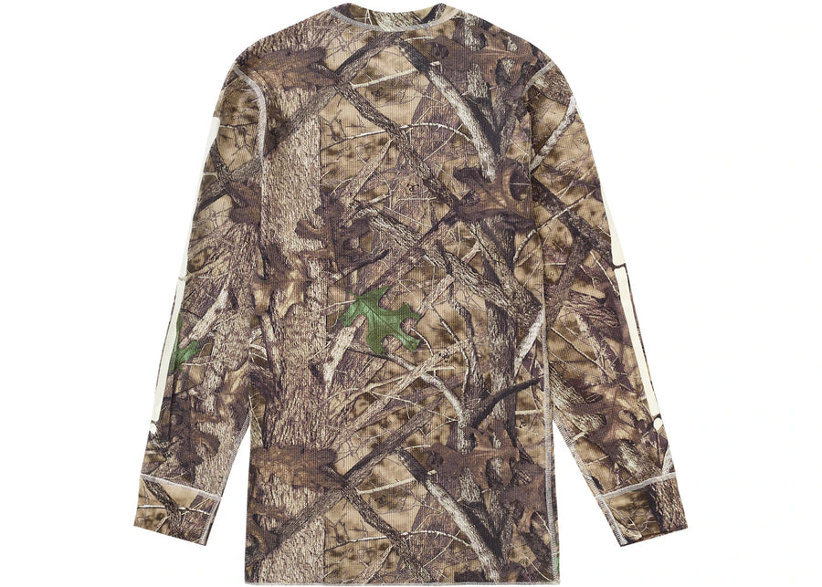 Sweat-shirt thermique Supreme Hanes Bones Crew, 1 paquet, camouflage forêt