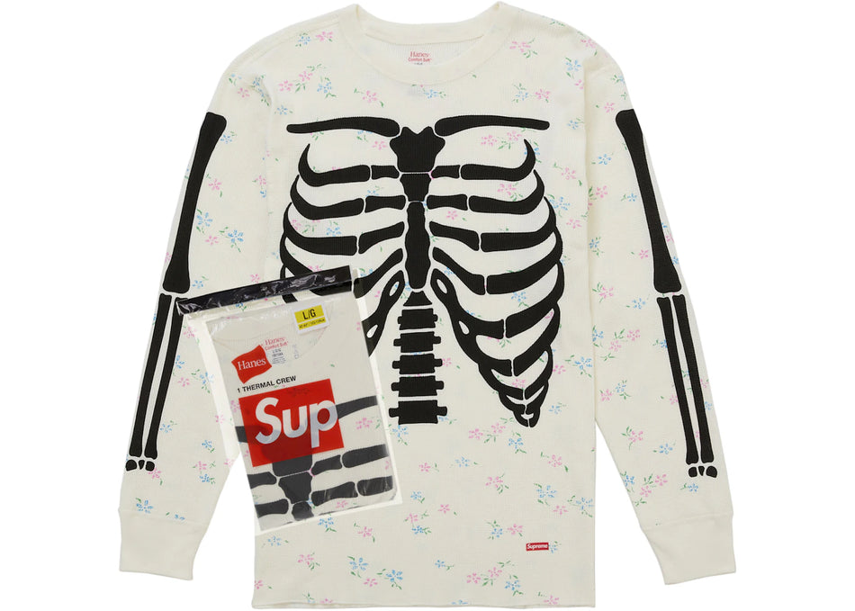 Supreme Hanes Bones Thermal Crew FW25 (1 Pack) Floral