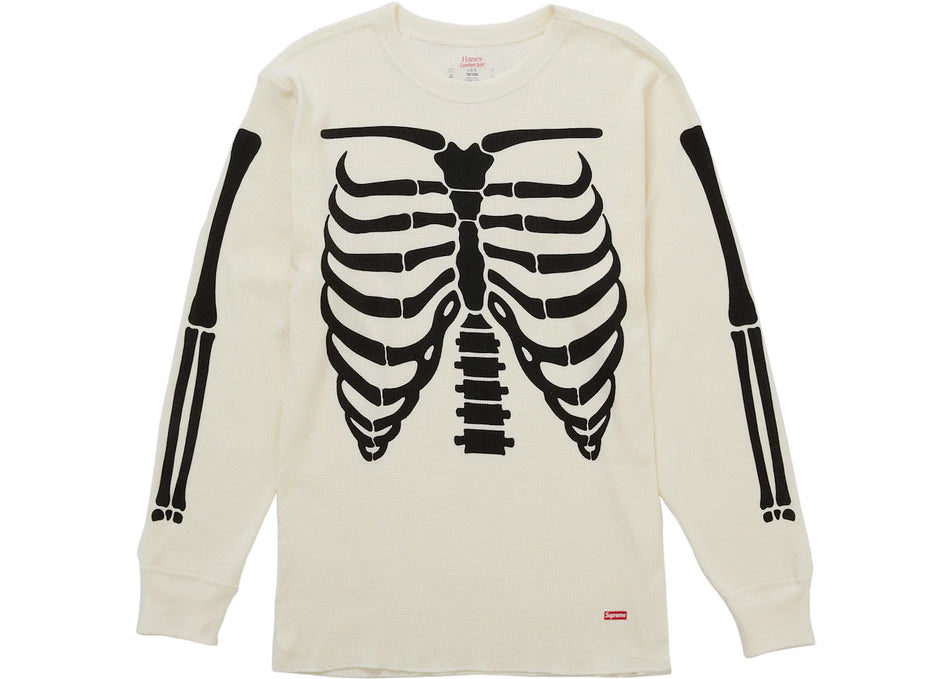 Supreme Hanes Bones Thermal Crew FW25 (1 Pack) White