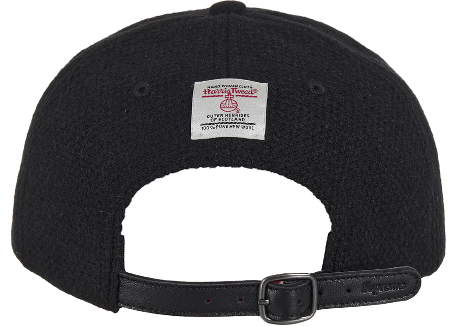 Supreme Harris Tweed 6-Panel (FW25) Black