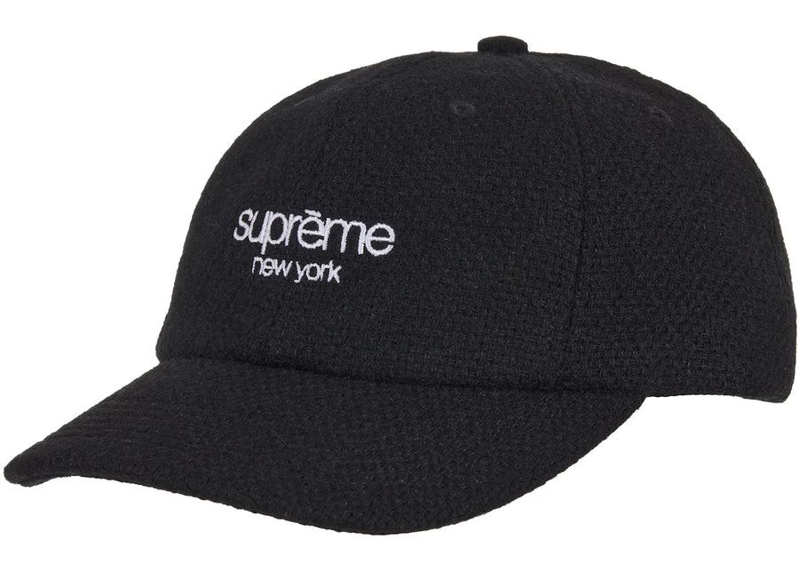 Supreme Harris Tweed 6-Panel (FW25) Black