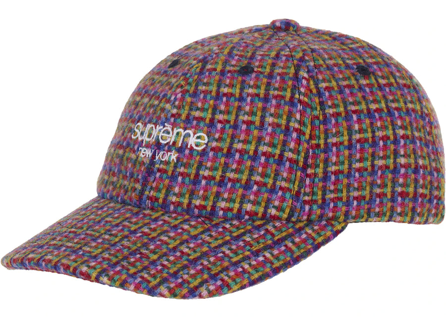 Supreme Harris Tweed 6-Panel (FW25) Red