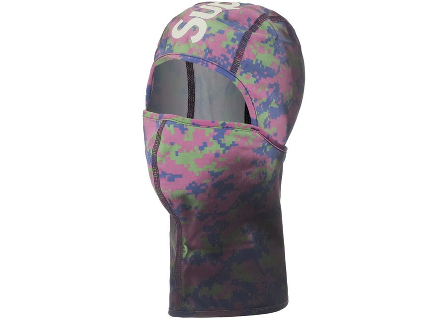 Cagoule Supreme noire à camouflage numérique thermoréactif