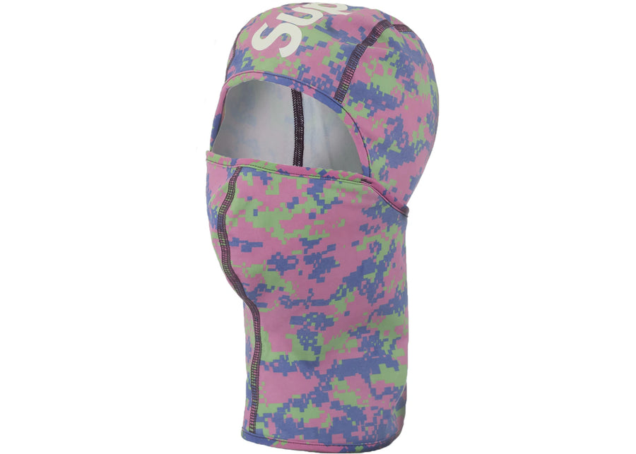Cagoule Supreme noire à camouflage numérique thermoréactif