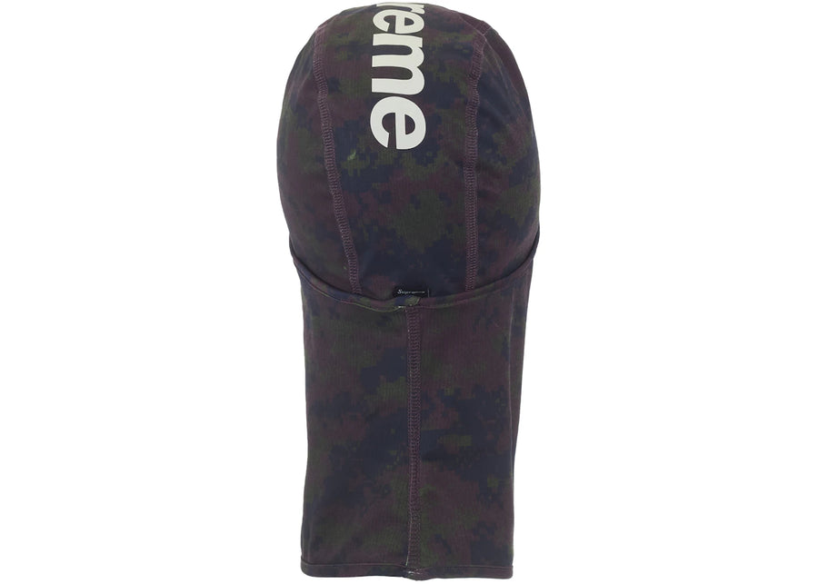 Cagoule Supreme noire à camouflage numérique thermoréactif