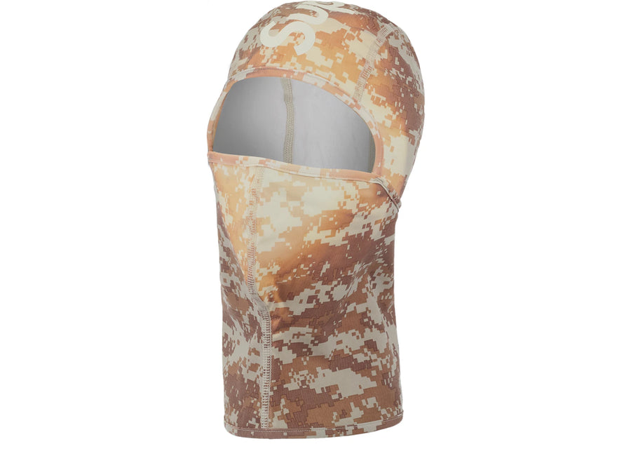 Cagoule Supreme à camouflage numérique thermoréactif marron