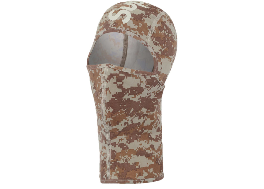 Cagoule Supreme à camouflage numérique thermoréactif marron