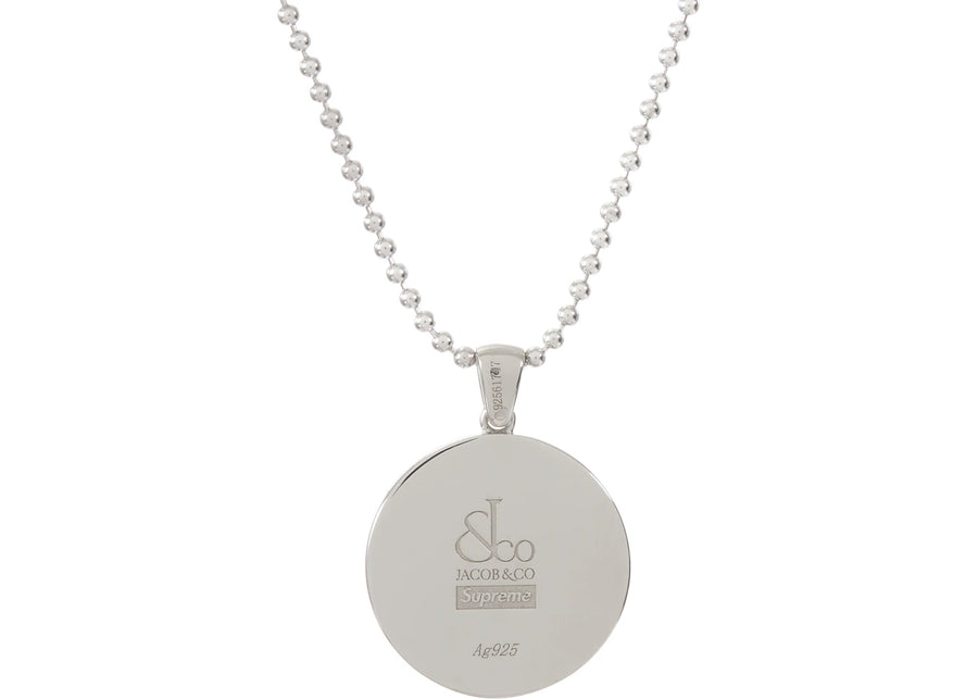 Supreme Jacob&amp;Co Fuck Em Pendant Sterling Silver
