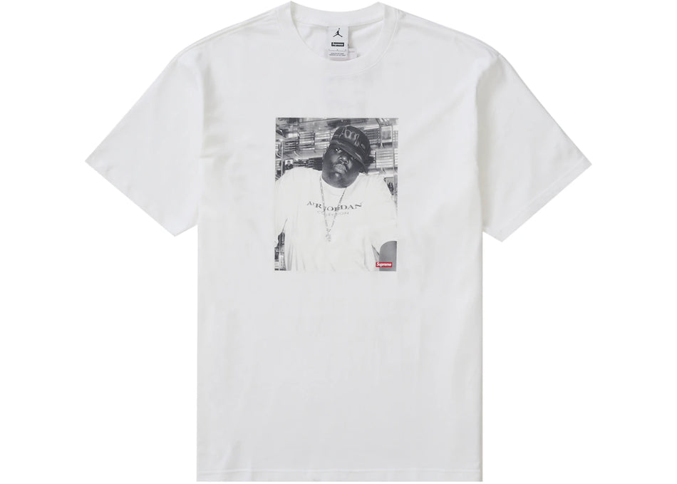 Supreme Jordan Biggie S S Top White