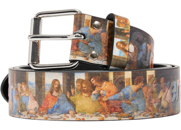 Supreme Last Supper Leather Belt Multicolor